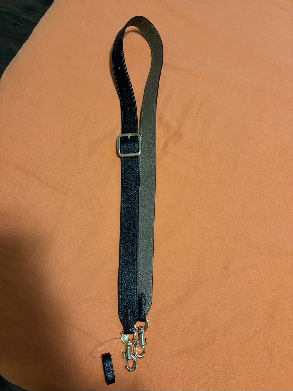 Coach reversible leather strap
